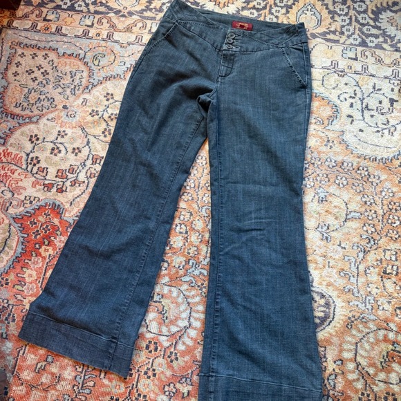 one 5 one Denim - Vintage Y2k Bootcut Flare Jeans Trouser Denim One 5 One - Size 10